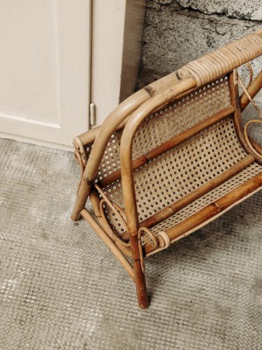 Désiré, le porte-revues en rotin N°72