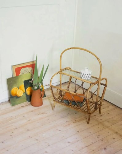 Désiré, le porte-revues en rotin N°75