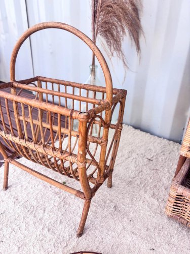 Désiré, le porte-revues en rotin N°86