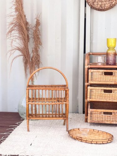 Désiré, le porte-revues en rotin N°86