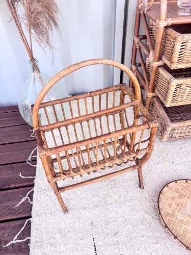 Désiré, le porte-revues en rotin N°86