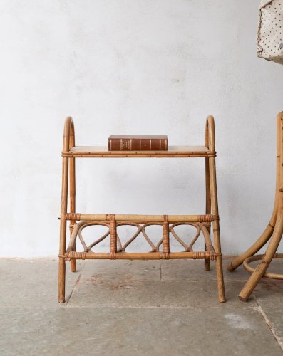 Désiré, le porte-revues en rotin tressé N°154