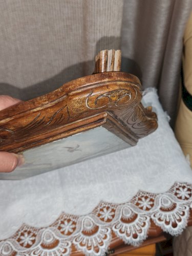 Desous de plat en porcelaine avec bois