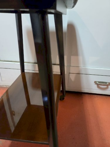 desserte de télé acajou vintage