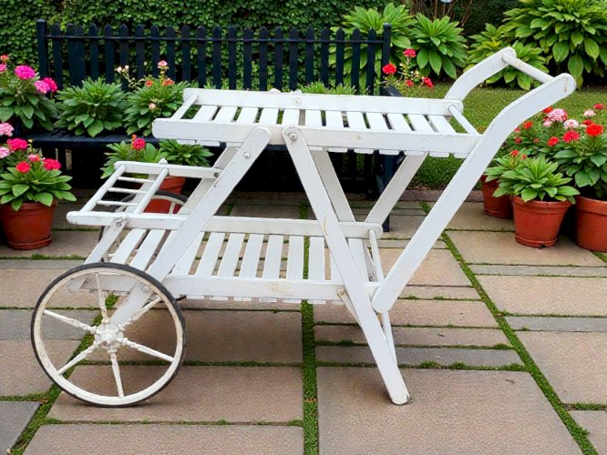 Desserte en bois extérieure Gleizes