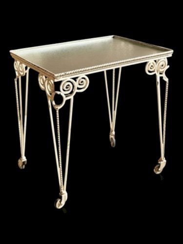 Desserte en fer forgé / Art déco
