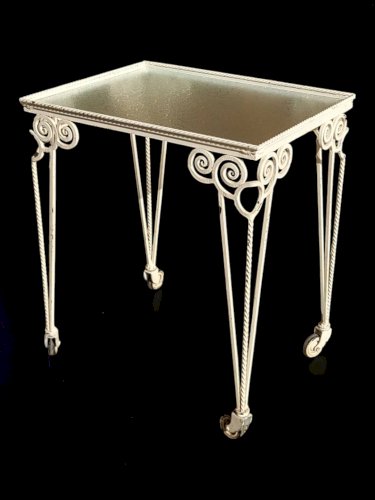 Desserte en fer forgé / Art déco