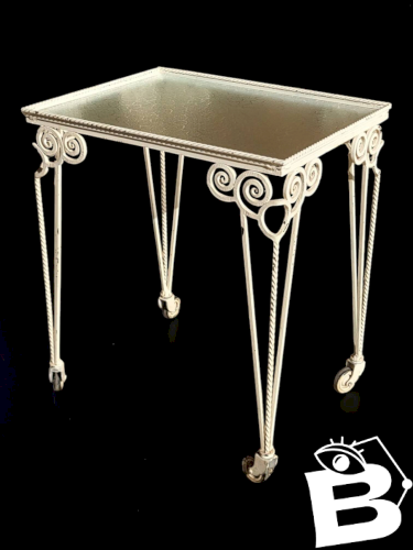 Desserte en fer forgé / Art déco
