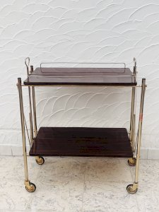 Italian gold-plated serving set