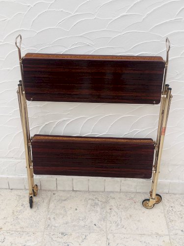 Desserte italienne plaquée or