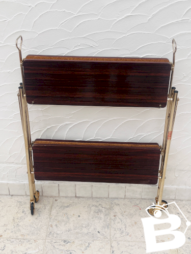 Desserte italienne plaquée or