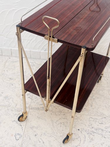 Desserte italienne plaquée or