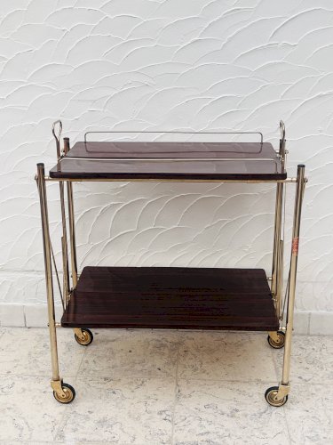 Desserte italienne plaquée or