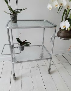 Desserte vintage, bar, guéridon vintage