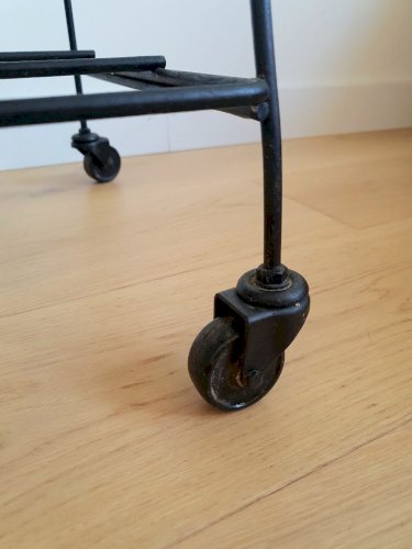 Desserte vintage en métal des années 60