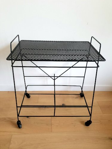 Desserte vintage en métal des années 60