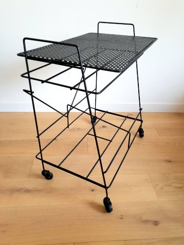 Desserte vintage en métal des années 60