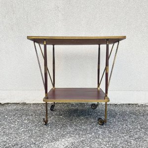 Desserte vintage roulante
