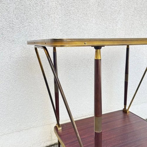 Desserte vintage roulante