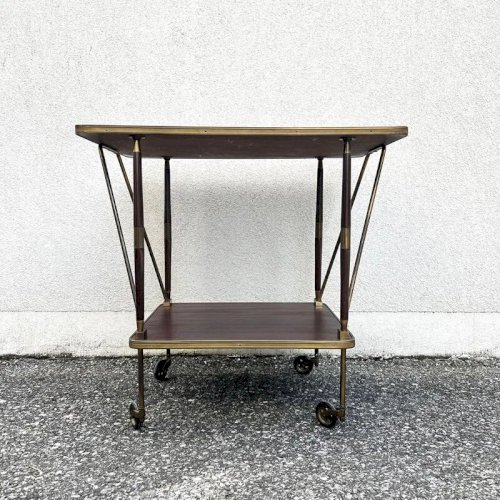 Desserte vintage roulante