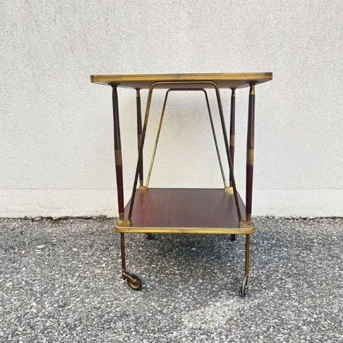 Desserte vintage roulante