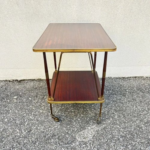 Desserte vintage roulante
