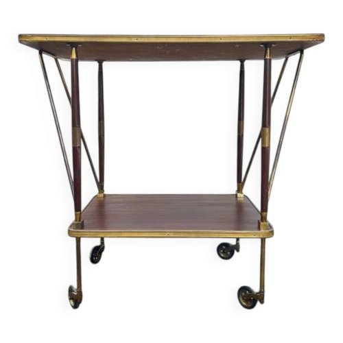 Desserte vintage roulante