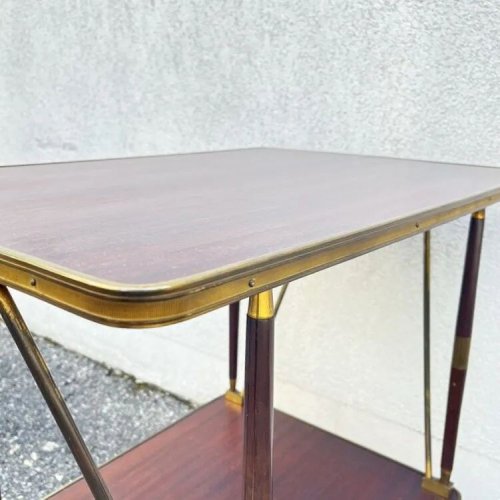 Desserte vintage roulante