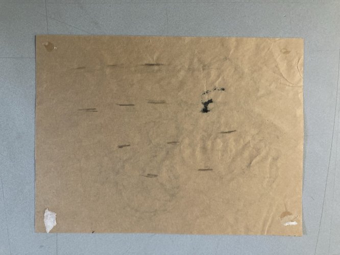 Dessin 1960 Encre Papier Cubiste Post Cubisme Nature Morte Verre Art Cruche