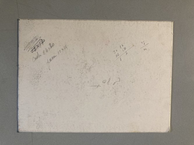 Dessin 1980 Oiseau Crayon Fusain Grue Animal Animaux A Identifier Art XXe