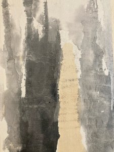 Dessin Abstrait 1980 Encre Sur Papier abstraction Constructivisme Art XXe