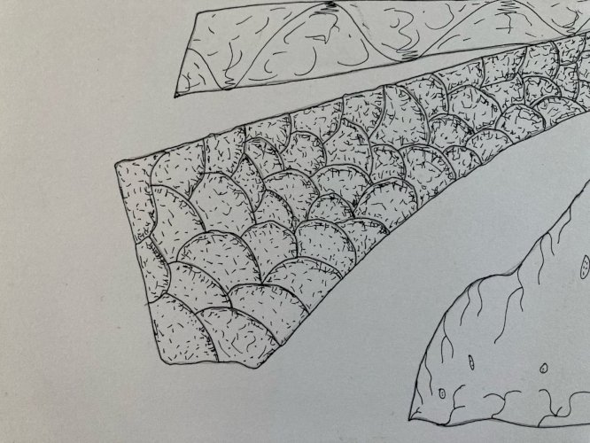 Dessin  Abstrait Encre Sur Papier abstraction 1980 À Identifier Grotte