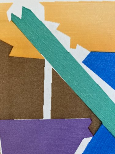 Dessin  Abstrait Encre Sur Papier abstraction 1980 Art Anamorphose Cubiste