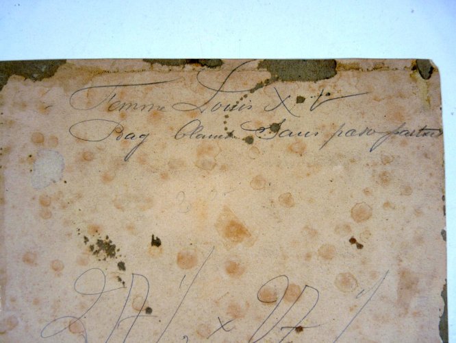 Dessin aquarellé XIX° COLOMBINE par Alfred Grevin D - 33 x 23 cm