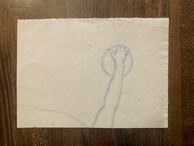 Dessin Atelier Alfred Leymarie étude Femme Crayon Ancien classique 1910 Art Déco