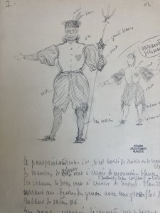 Pencil Drawing 1830 19th Century Jules Robert Auguste Study Playing Cards Ancient Art