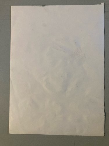 Dessin Crayon Art Brut sur Papier 1980 a identifier Outsider Surréalisme