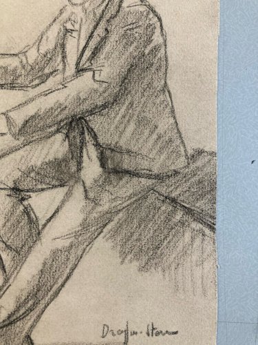 Dessin Crayon Atelier Papier Peintre Art Jean Dreyfus Stern 1930 x Arts