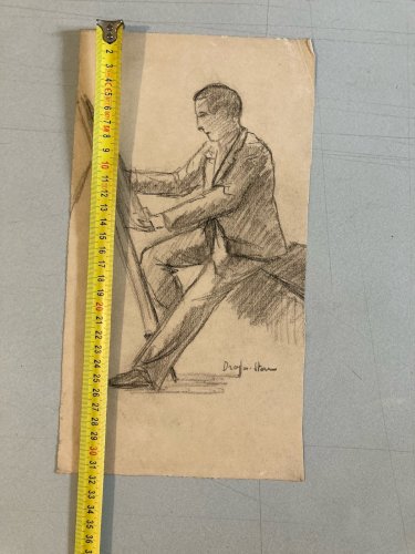 Dessin Crayon Atelier Papier Peintre Art Jean Dreyfus Stern 1930 x Arts