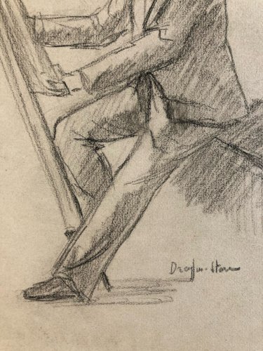 Dessin Crayon Atelier Papier Peintre Art Jean Dreyfus Stern 1930 x Arts