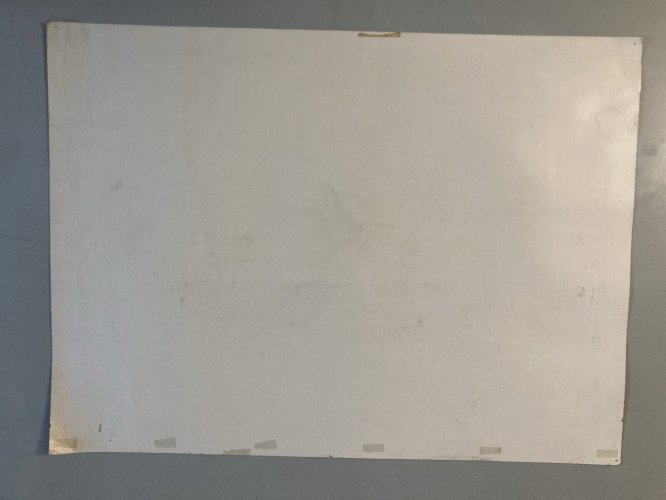 Dessin Crayon Couple Walter Barrientos Expressionnisme 1985 Expressionniste
