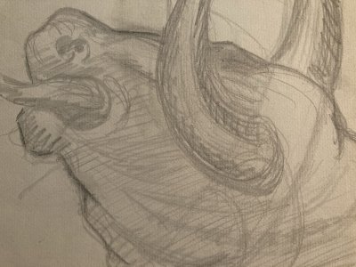 Dessin Crayon Mise À Mort art Corrida Tauromachie 1960Taureau Drawing Old XXe