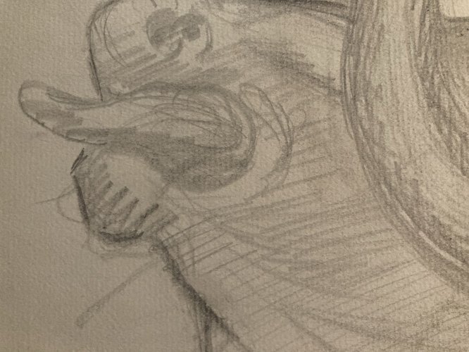 Dessin Crayon Mise À Mort art Corrida Tauromachie 1960Taureau Drawing Old XXe