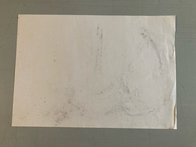 Dessin Crayon Papier Nature Morte Fruit Art Poire Mine De Plomb 1960 XXe