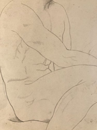 Dessin Crayon Portrait  Homme XIXe A Identifier Art Rome Romain Art
