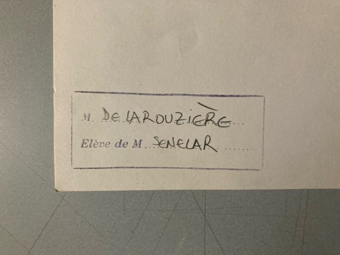 Dessin Crayon Projet Habitat Architecture 1980 Maison A Identifier Art