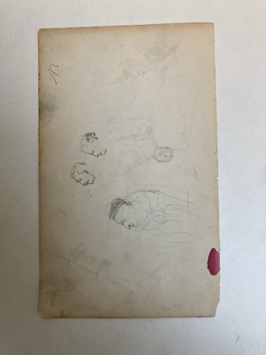 Dessin Crayon Sur Papier XIXe Hippolyte BELLANGÉ Homme Costume Ancien