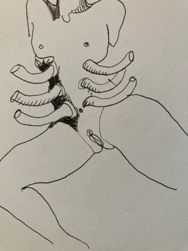 Dessin Encre Papier Art Curiosité XXe Expressionniste Expressionnisme Drawing