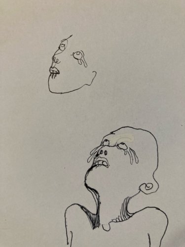 Dessin Encre Papier Art Curiosité XXe Expressionniste Expressionnisme Drawing