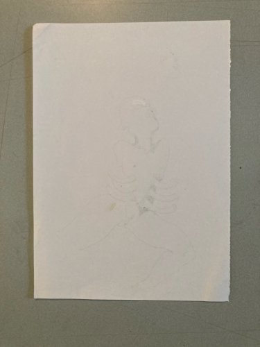 Dessin Encre Papier Art Curiosité XXe Expressionniste Expressionnisme Drawing